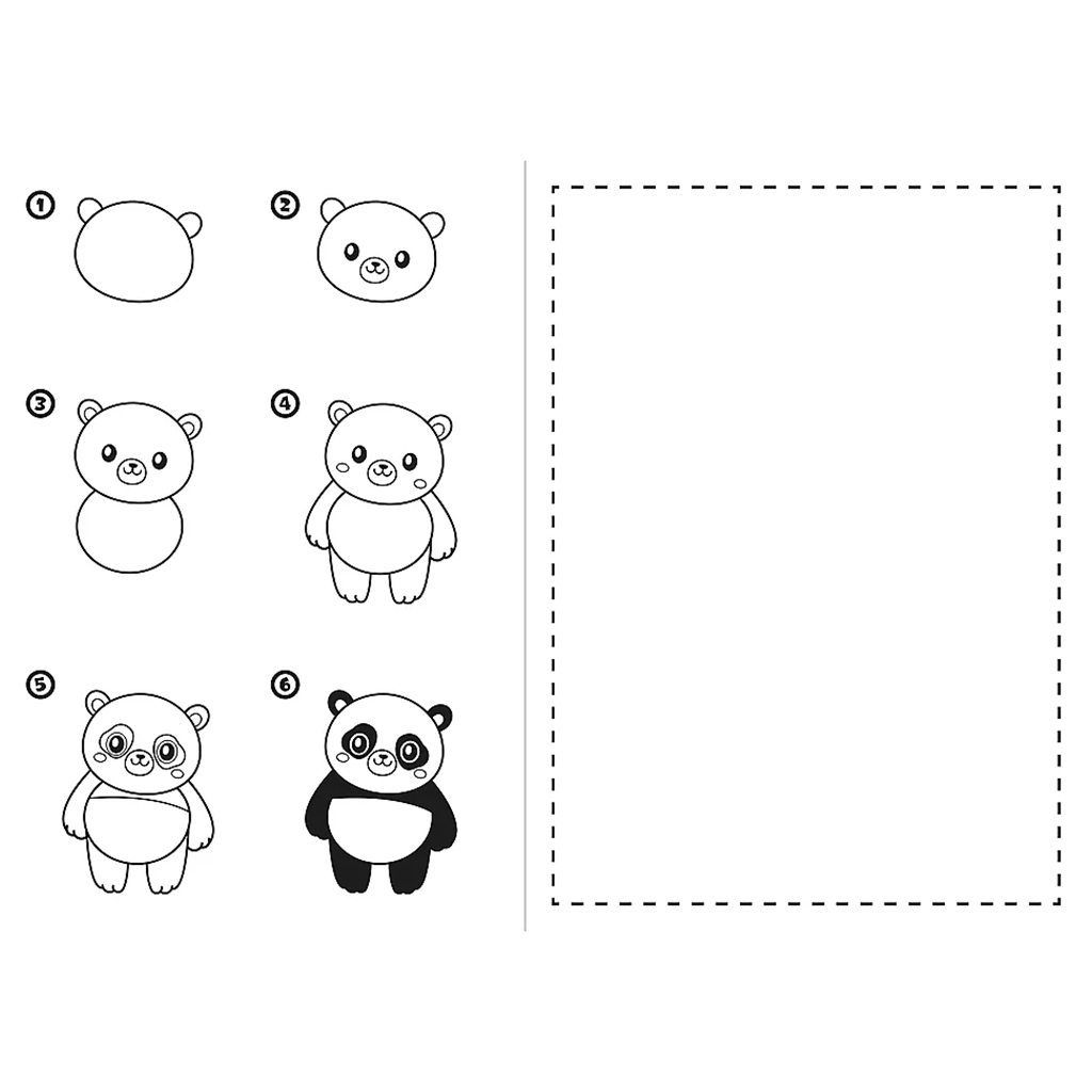 imagen de Escuela de dibujo Kawaii: aprende a dibujar paso a paso cuaderno de actividades - Trefl 3
