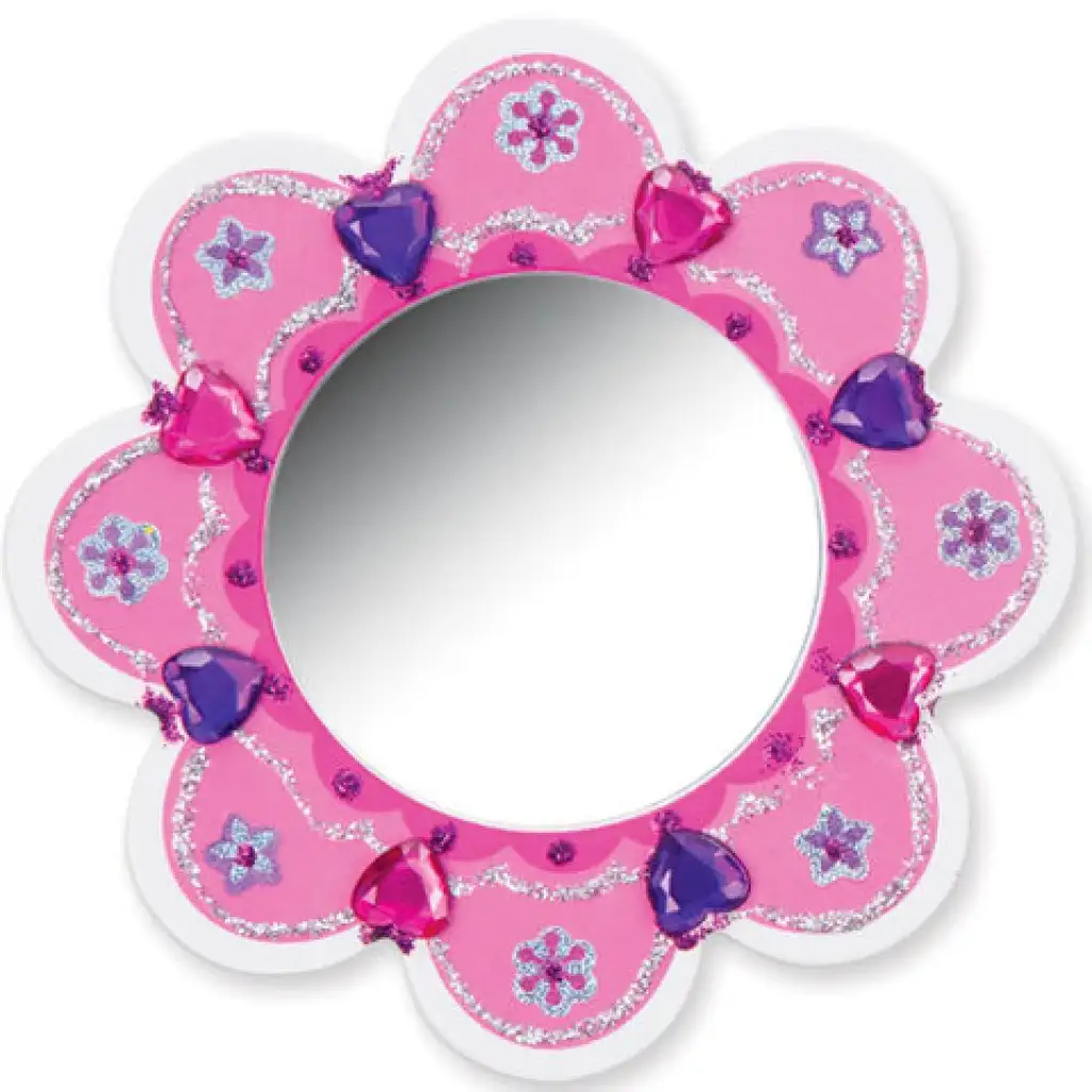 imagen de Espejo decorativo de flores de madera - Melissa & Doug 3