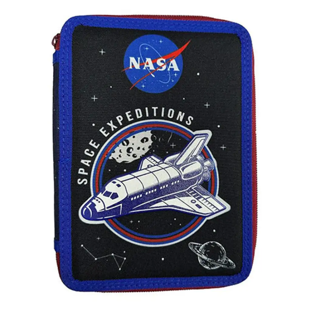 imagen de Estuche de lápices Must: NASA Space Expeditions de 2 compartimentos 1
