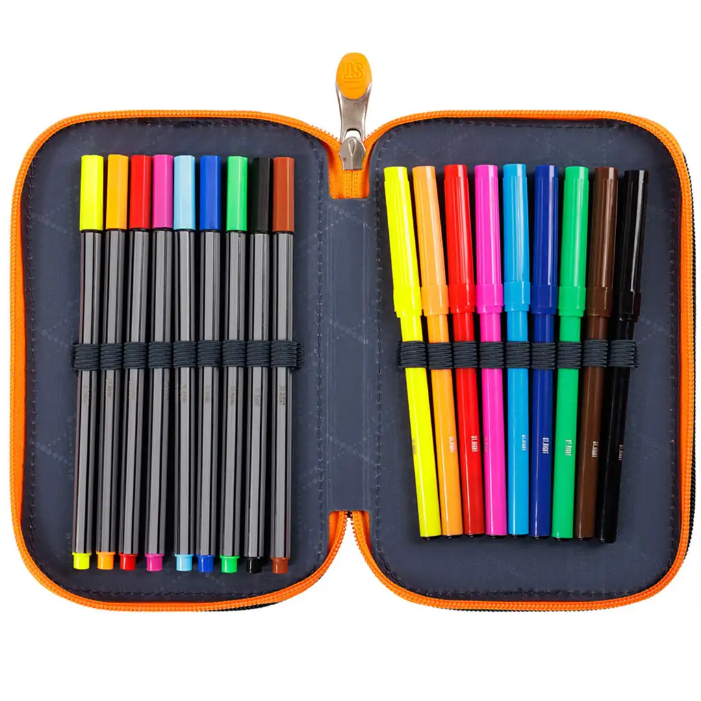 imagen de Estuche de lápices St.Right Classic Ball de tres pisos 3