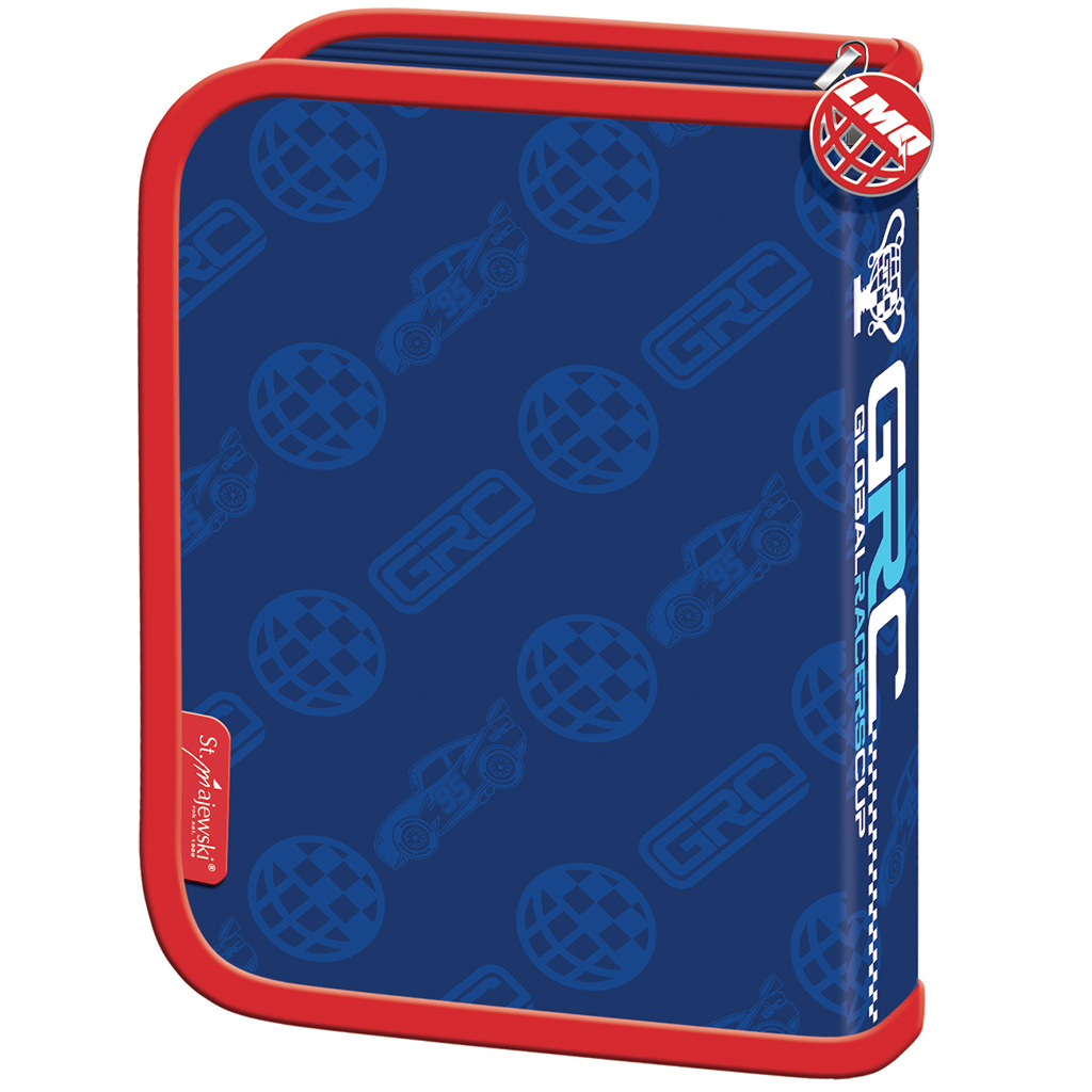 imagen de Estuche desplegable azul-rojo de Cars 20,5cmx13,5cmx3,5cm 2