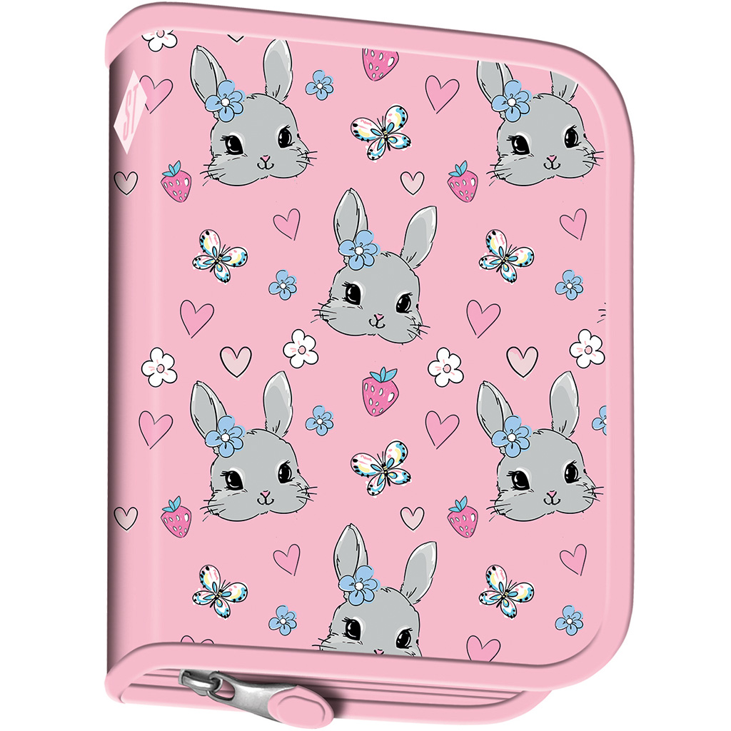 imagen de Estuche desplegable con diseño de conejito St.Right Cute Rabbit PC03 20,5x14x3,5cm 2