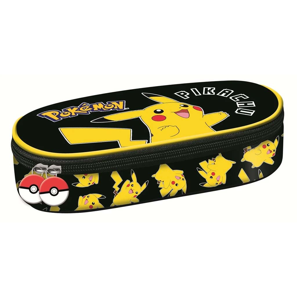 imagen de Estuche ovalado de Pokémon Pikachu 23x9,5x6cm 1