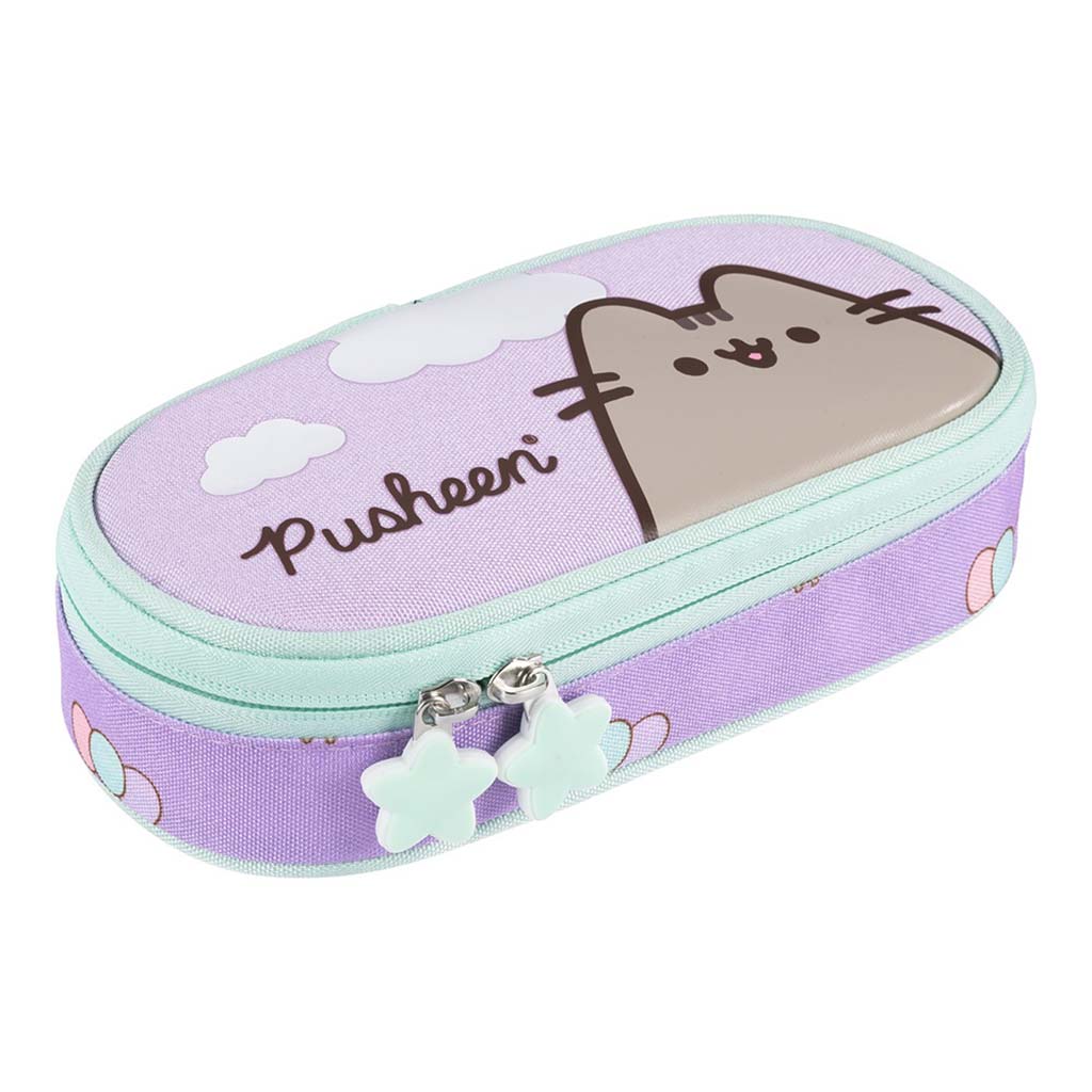 imagen de Estuche ovalado Pusheen 23x9,5x6cm 1