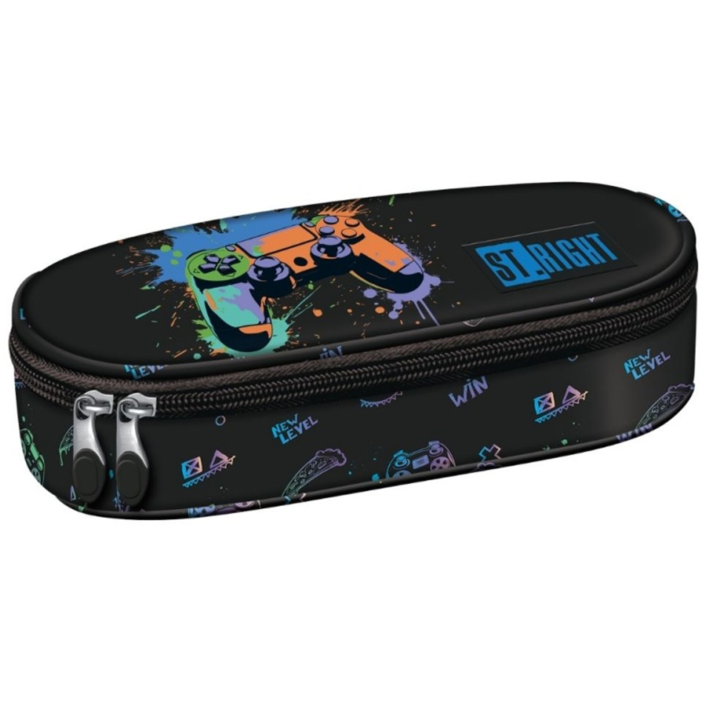 imagen de Estuche ovalado St.Right Game Controll Splash PC01 23x9,5x6cm 1
