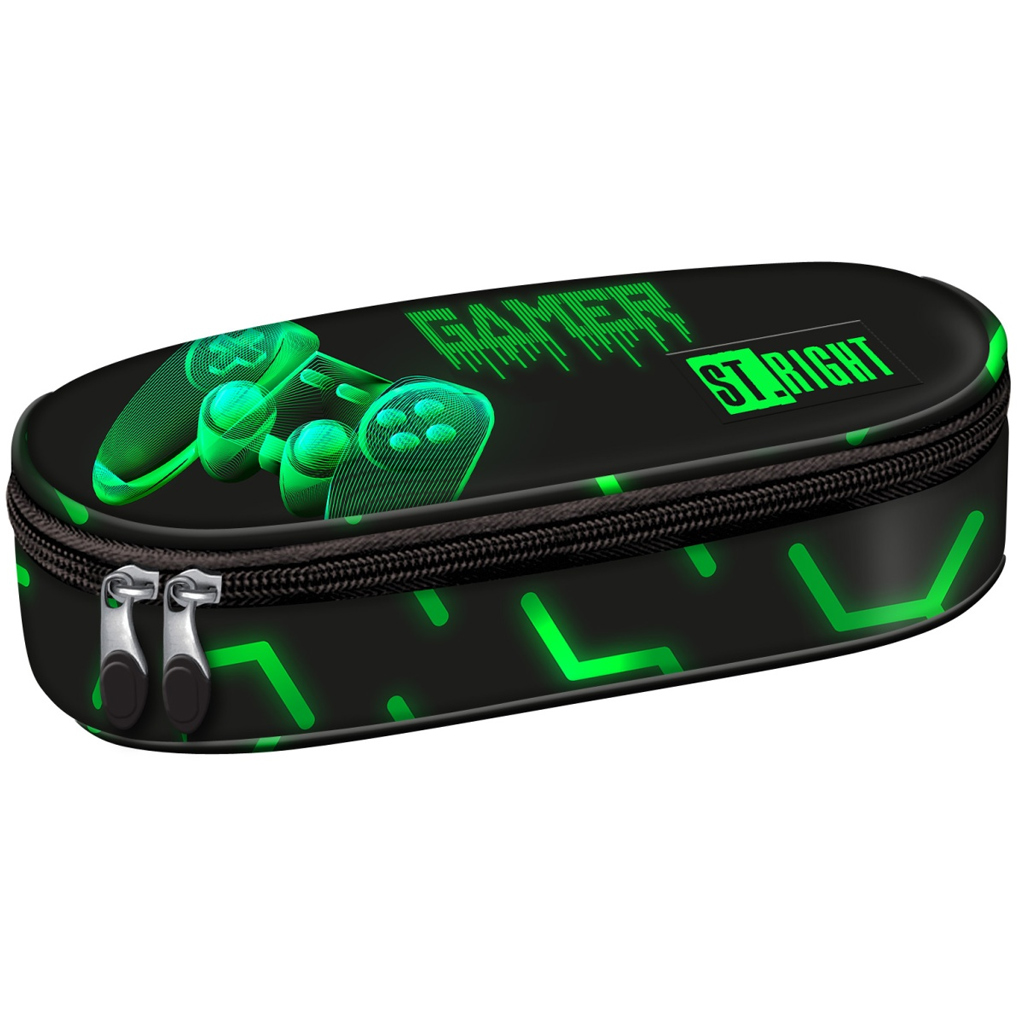 imagen de Estuche ovalado St.Right Green Level PC01 23x9,5x6cm 1