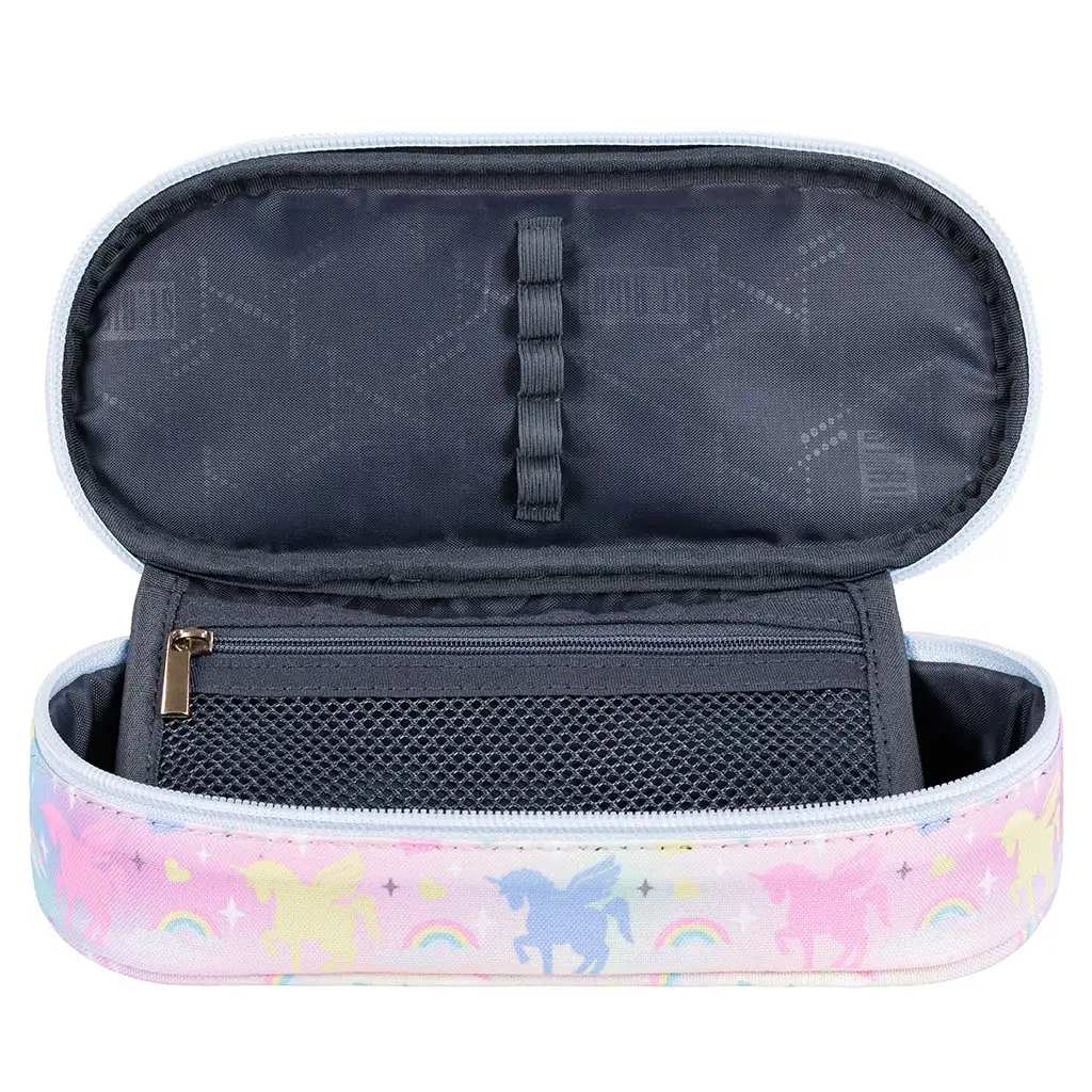 imagen de Estuche ovalado St.Right Magic Unicorn PC01 23x9,5x6cm 2