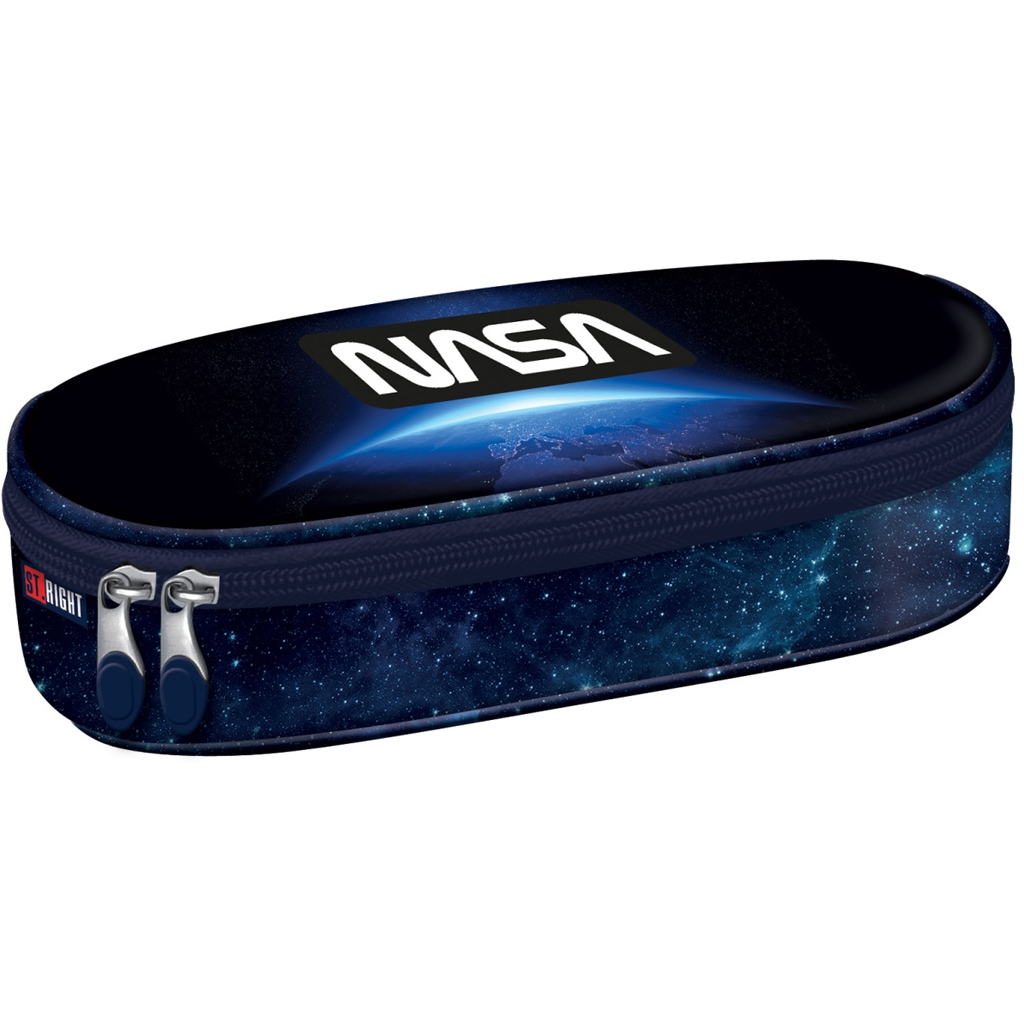 imagen de Estuche ovalado St.Right NASA Blue Earth View PC01 23x9,5x6cm 1
