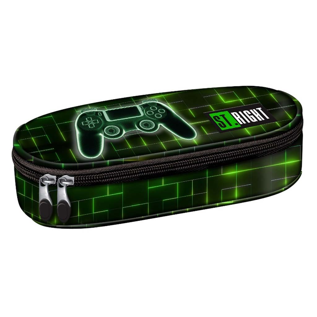 imagen de Estuche ovalado St.Right Neon Pad PC01 23x9,5x6cm 1