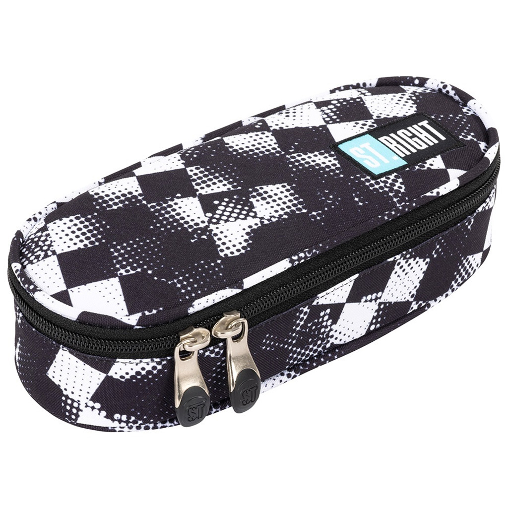 imagen de Estuche ovalado St.Right Race Check PC01 23x9,5x6cm 1