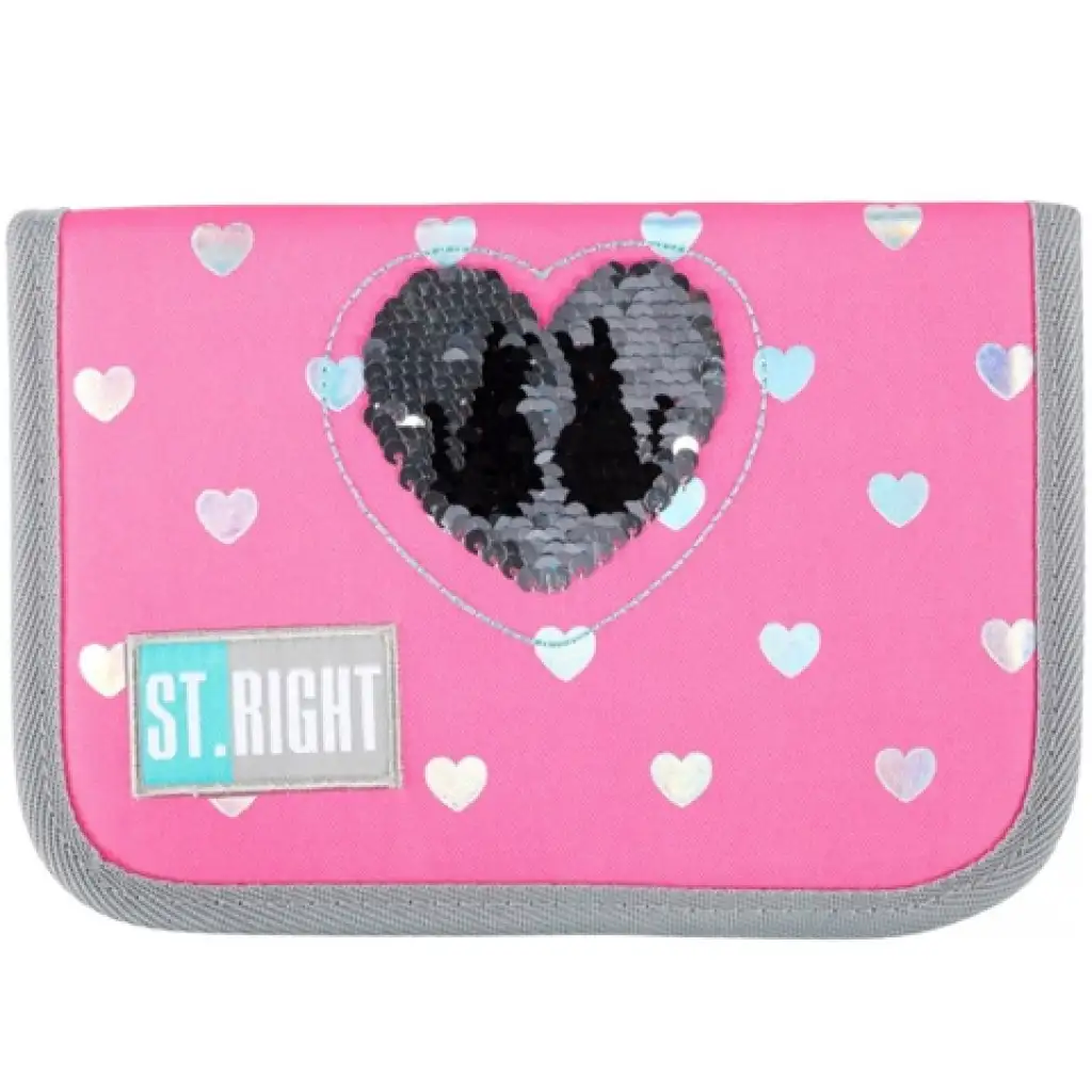 imagen de Estuche St.Right Gatos de Lentejuelas con asa desplegable 1