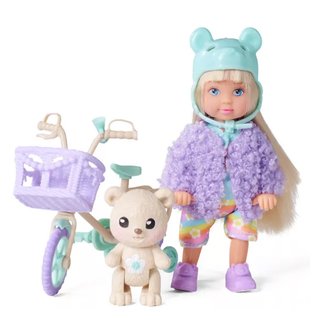 imagen de Evi Love: Bicicleta de Teddy – Conjunto de juego de ciclista - Simba Toys 2