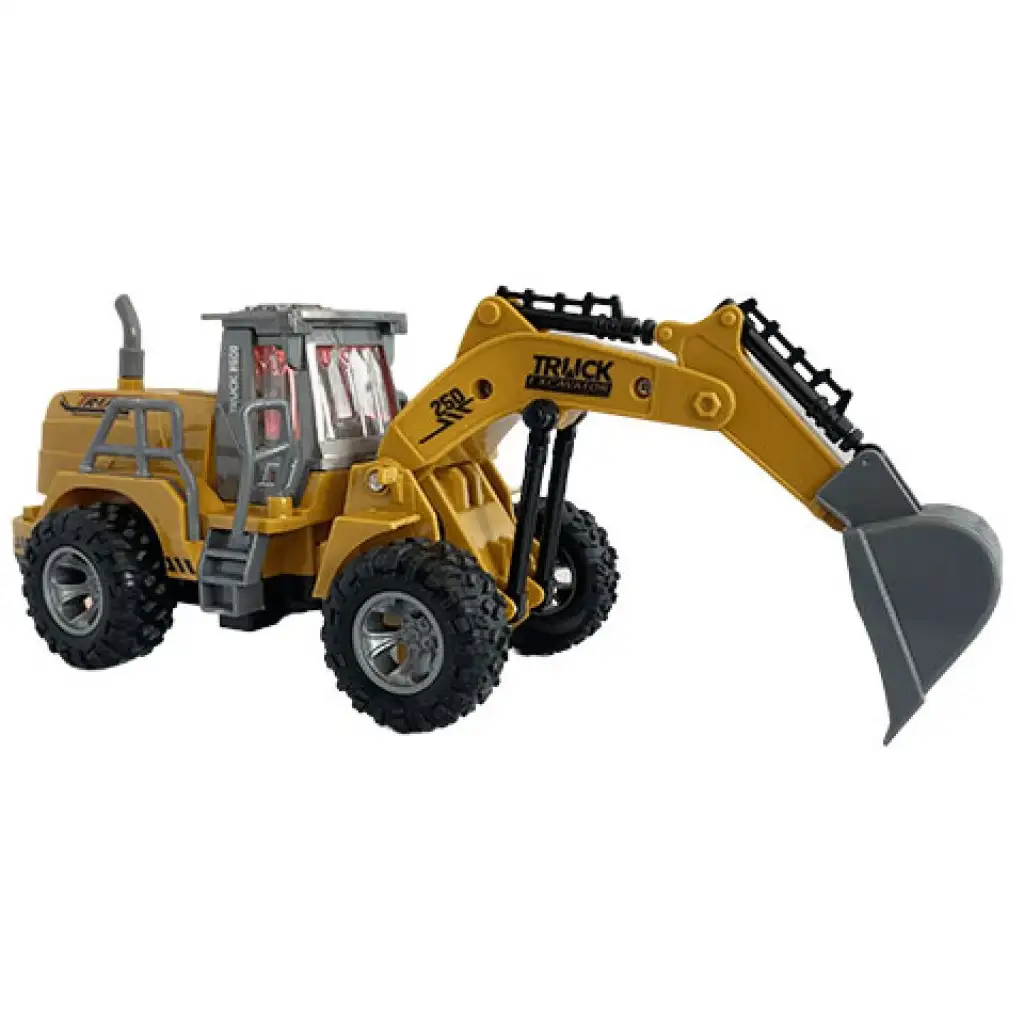imagen de Excavadora de control remoto con efectos de luz 1/30 de escala 24cm 2