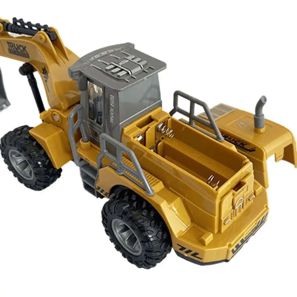 imagen de Excavadora de control remoto con efectos de luz 1/30 de escala 24cm 4