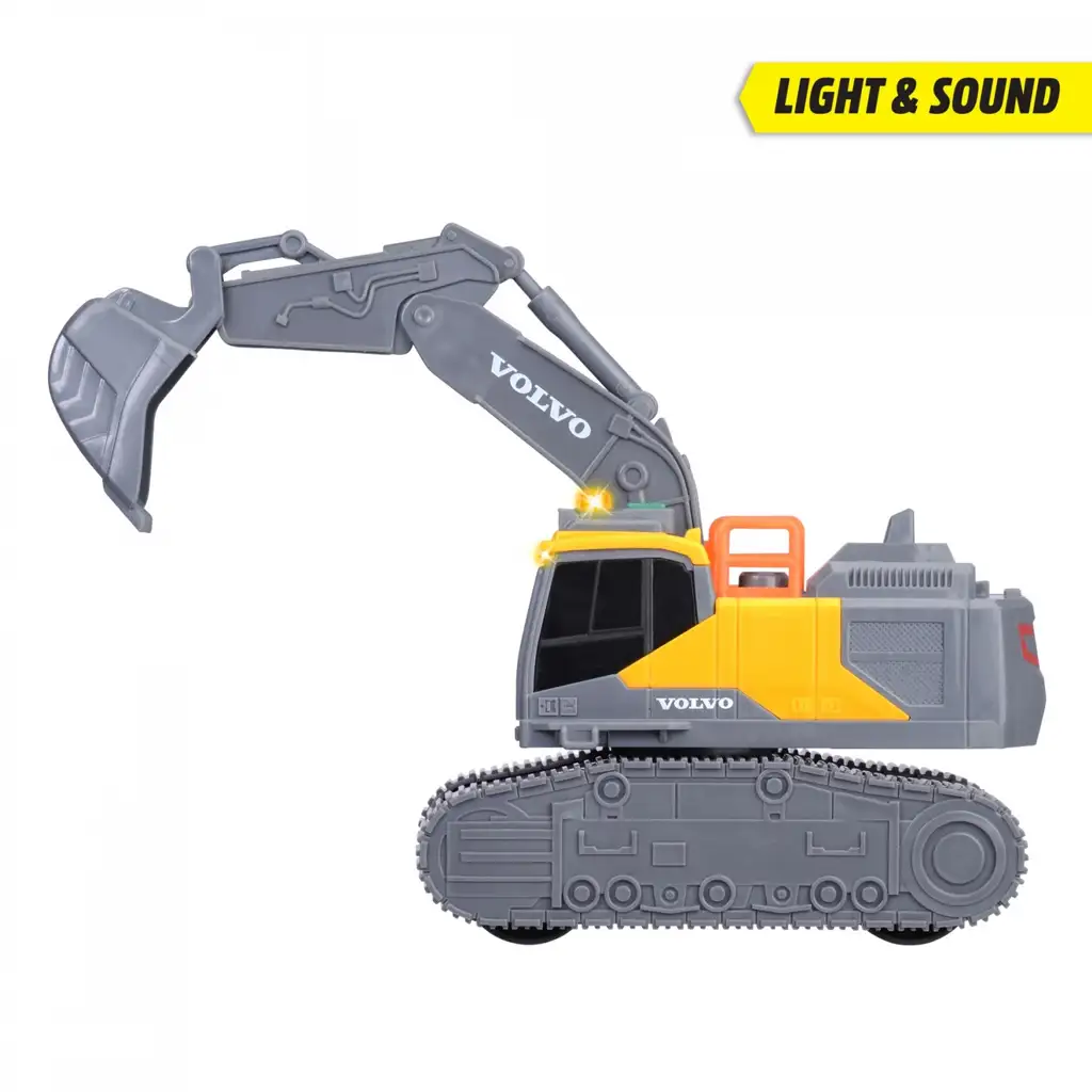 imagen de Excavadora Volvo con efectos de luz y sonido 23cm - Dickie Toys 4