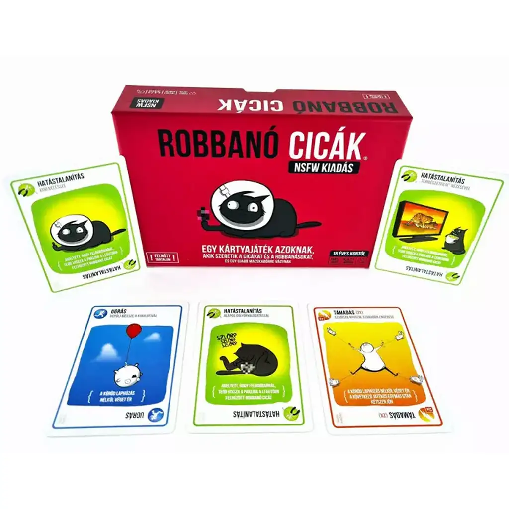 imagen de Explosivos gatos juego de mesa - edición NSFW 2