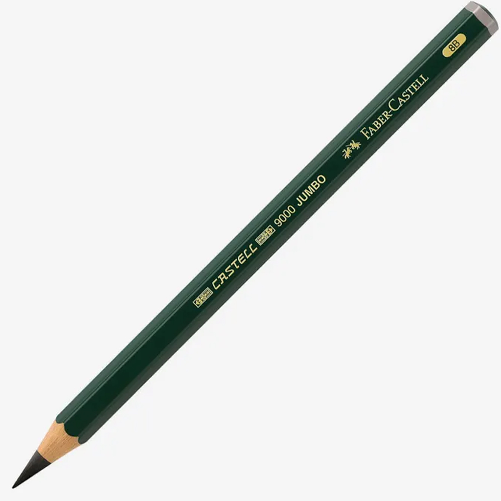 imagen de Faber-Castell: 9000 Jumbo lápiz de grafito 8B 1
