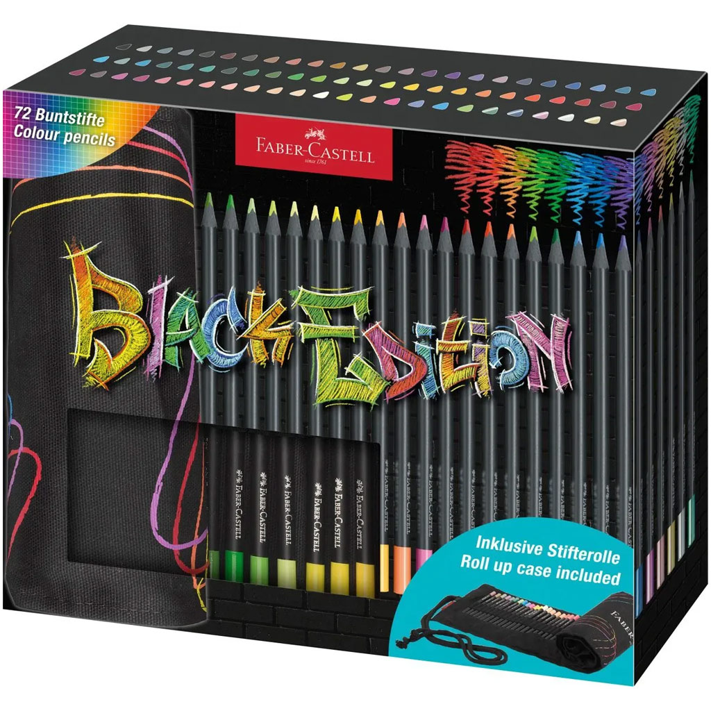 imagen de Faber-Castell: Black Edition set de lápices de colores 72 unidades 1