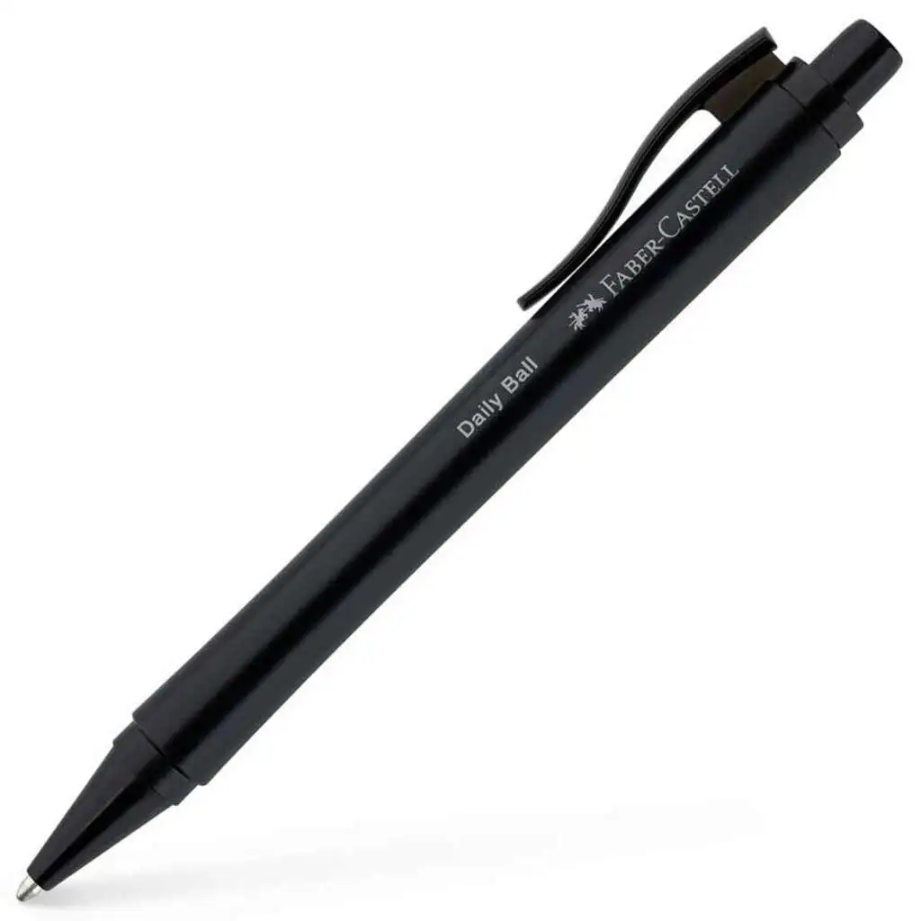 imagen de Faber-Castell: Bolígrafo Daily Ball de color azul con cuerpo negro 1