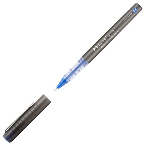imagen de Faber-Castell: Bolígrafo de punta fina 0,5mm azul 1