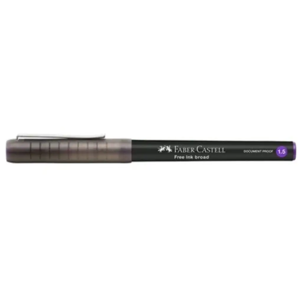 imagen de Faber-Castell: Bolígrafo morado de 1,5 mm 2