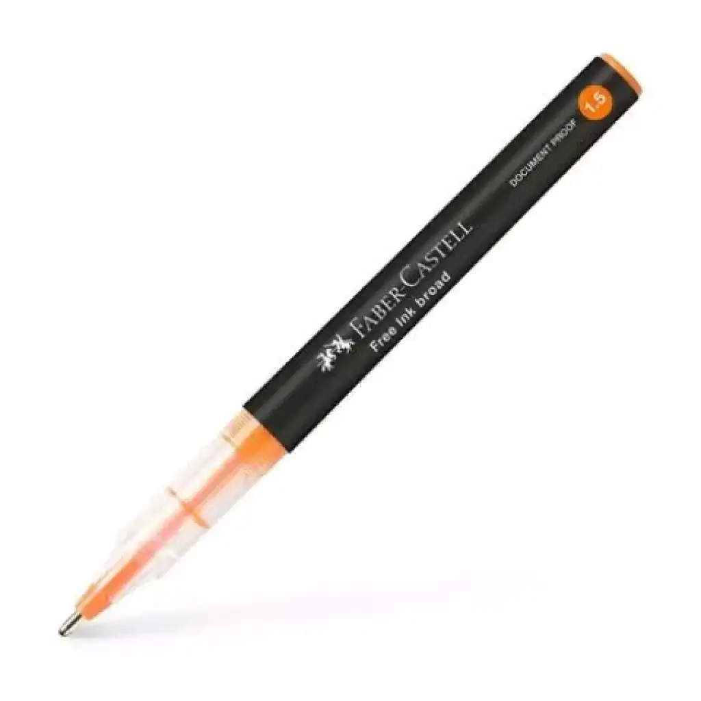 imagen de Faber-Castell: Bolígrafo naranja de 1,5mm 1