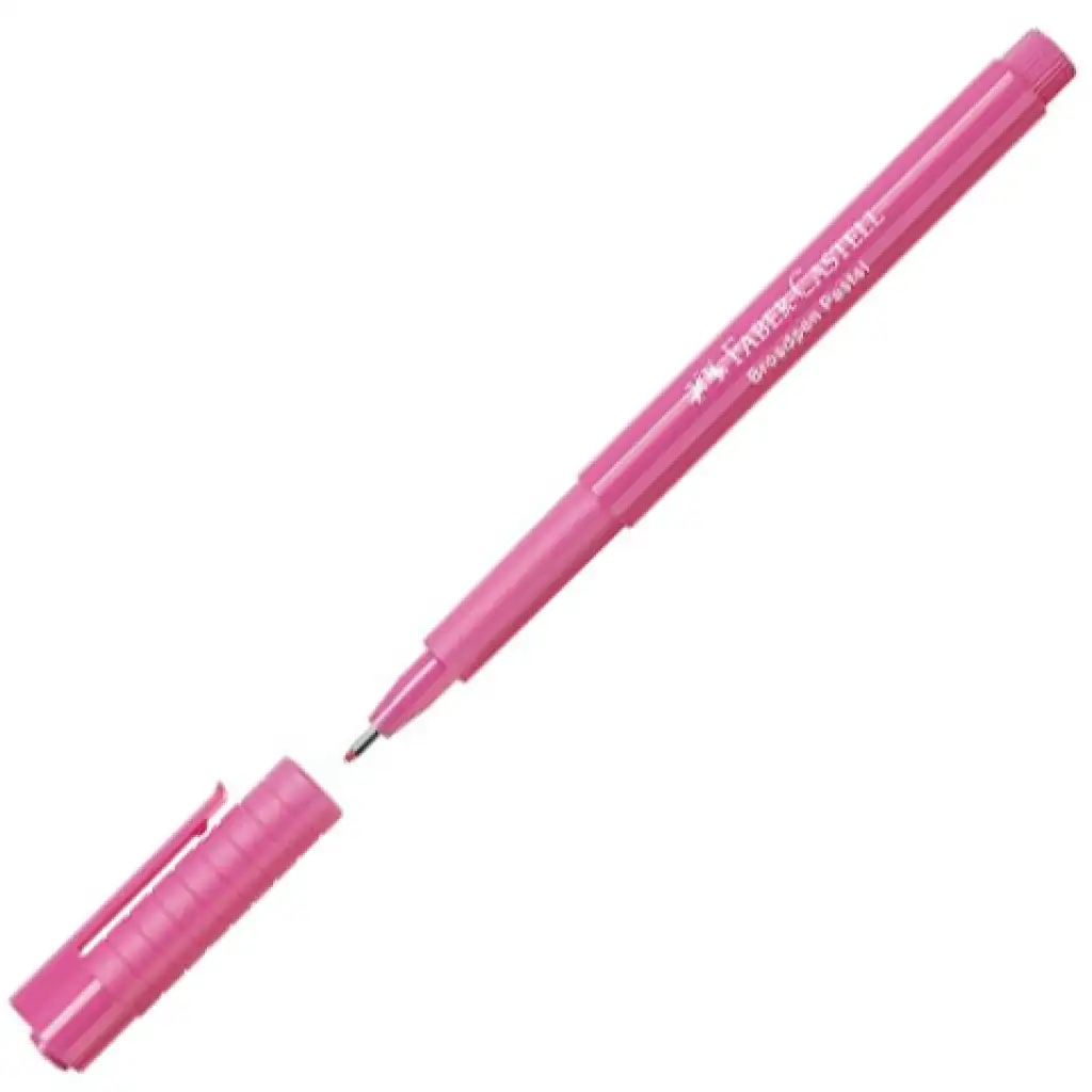 imagen de Faber-Castell: Broadpen 1554 rotulador 0,8mm rosa 1