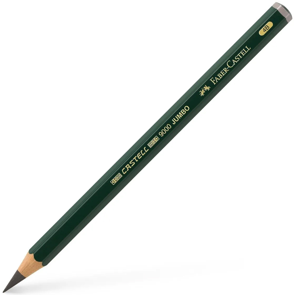 imagen de Faber-Castell: Castell 9000 Jumbo 4B lápiz de grafito 1