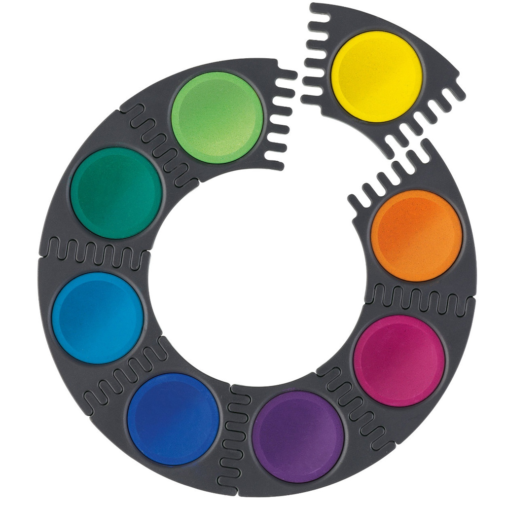 imagen de Faber-Castell: Conjunto de acuarelas de 24 piezas Connector 3