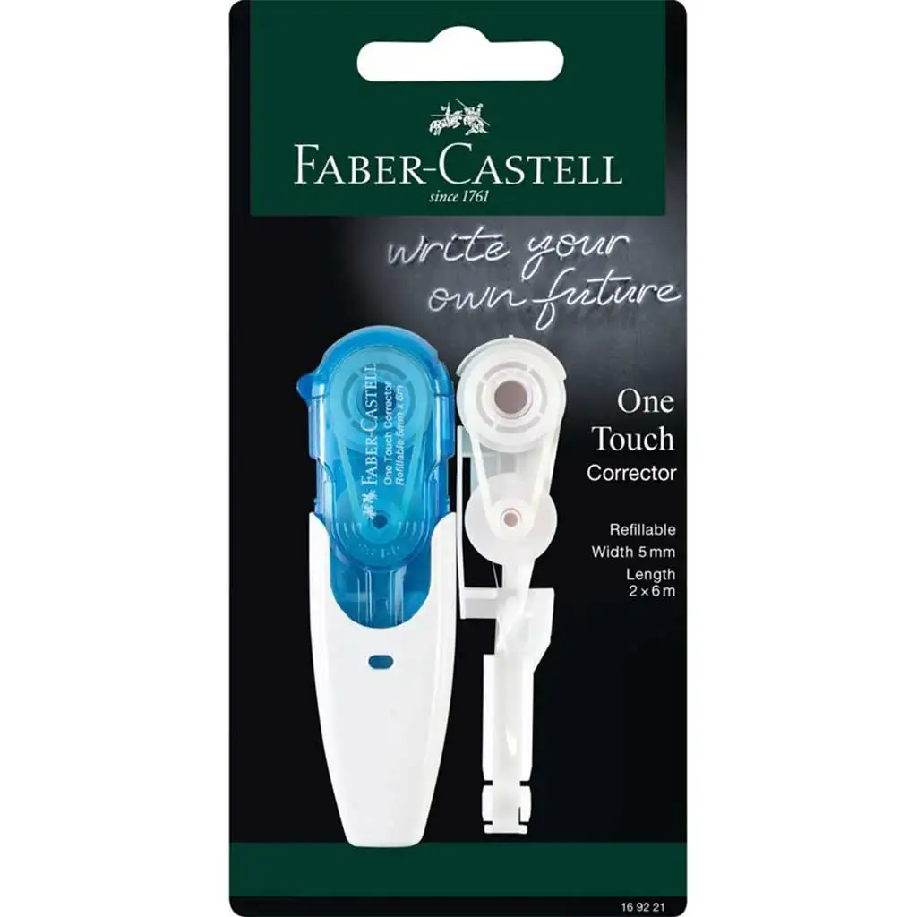 imagen de Faber-Castell: Corrector de cinta 5mmx6m con recarga 1