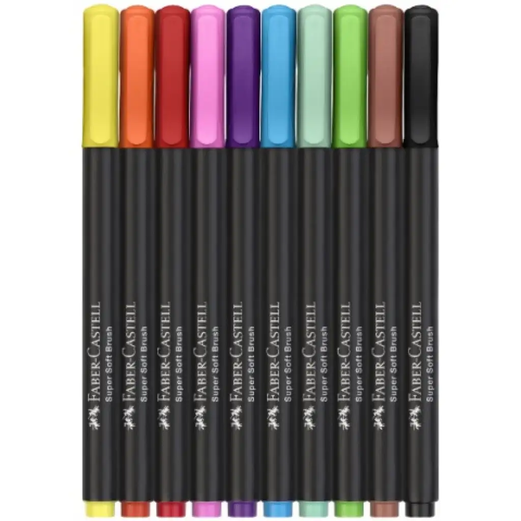 imagen de Faber-Castell: Edición Negra set de 10 marcadores de colores 2