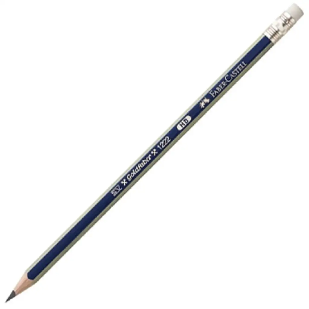 imagen de Faber-Castell: Goldfaber Lápiz de grafito con goma HB 1