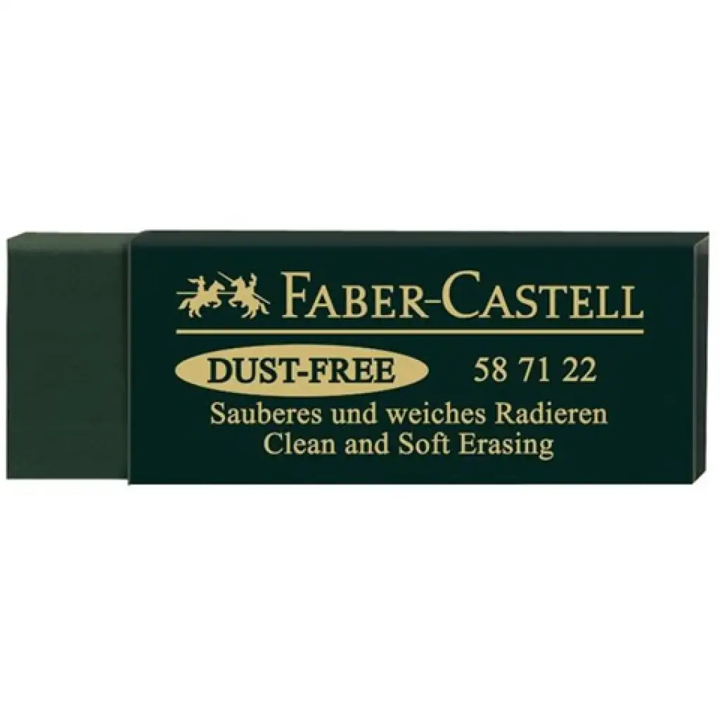 imagen de Faber-Castell: Goma de borrar verde sin virutas 1