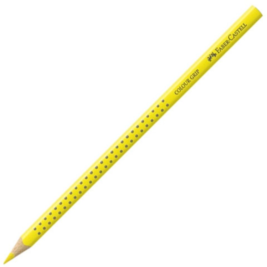 imagen de Faber-Castell: Grip '01 lápiz amarillo medio 1