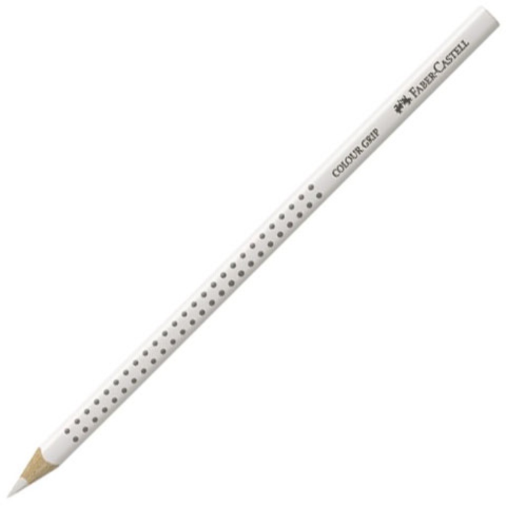 imagen de Faber-Castell: Grip '01 lápiz blanco 1