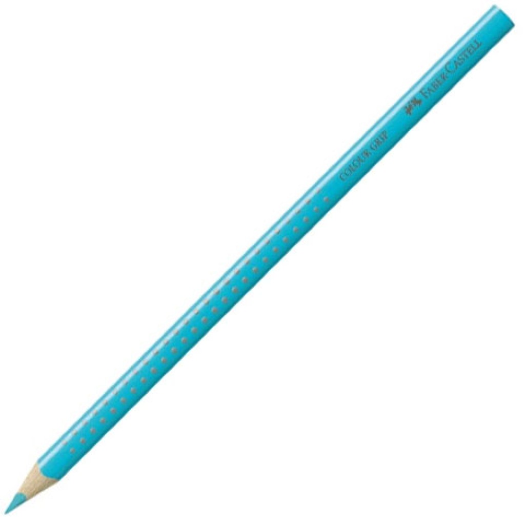 imagen de Faber-Castell: Grip '01 lápiz de color azul medio 1