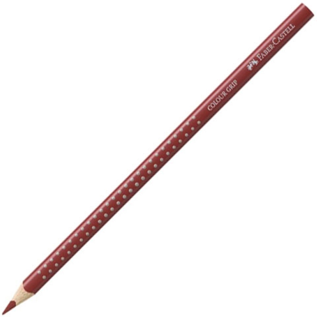 imagen de Faber-Castell: Grip '01 lápiz de colores marrón medio 1