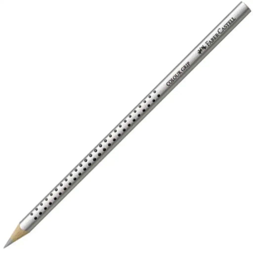 imagen de Faber-Castell: Grip '01 lápiz de colores plateado 1