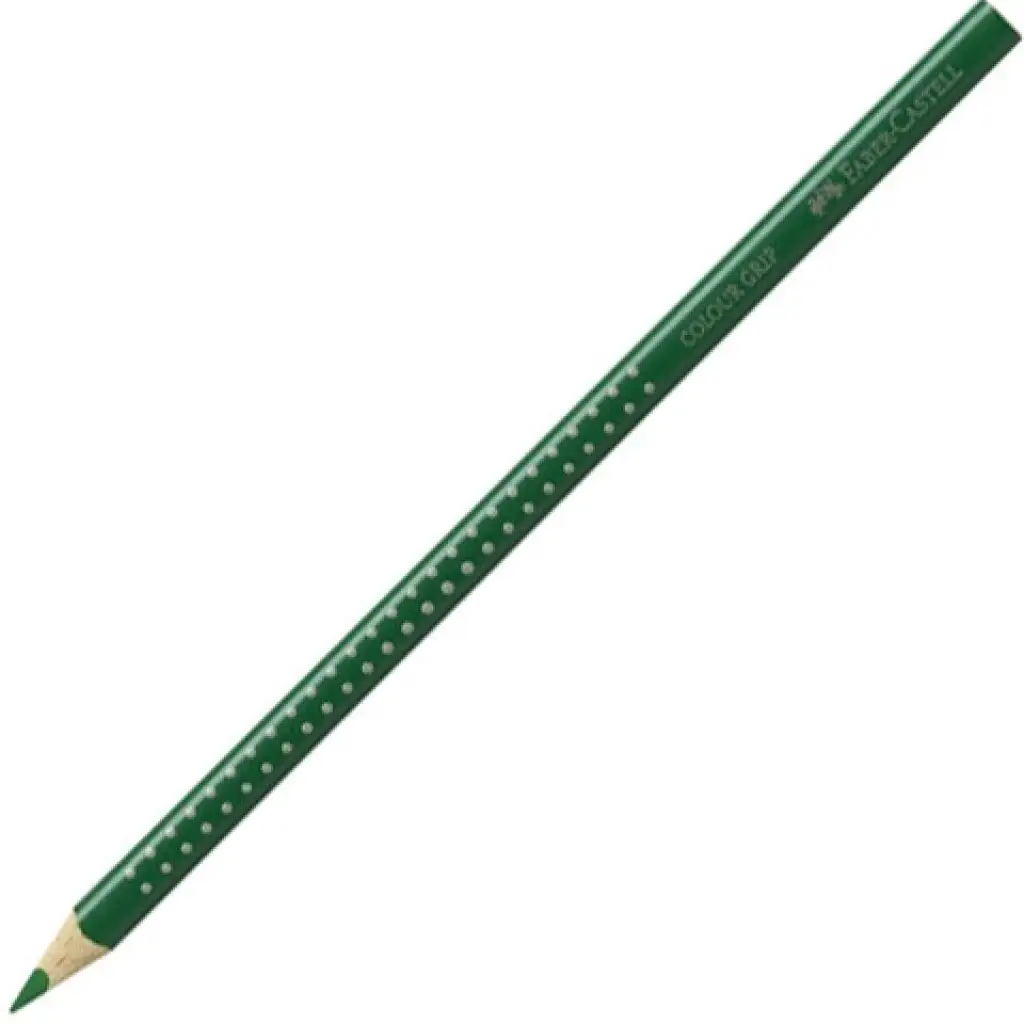 imagen de Faber-Castell: Grip '01 lápiz de colores verde oscuro 1