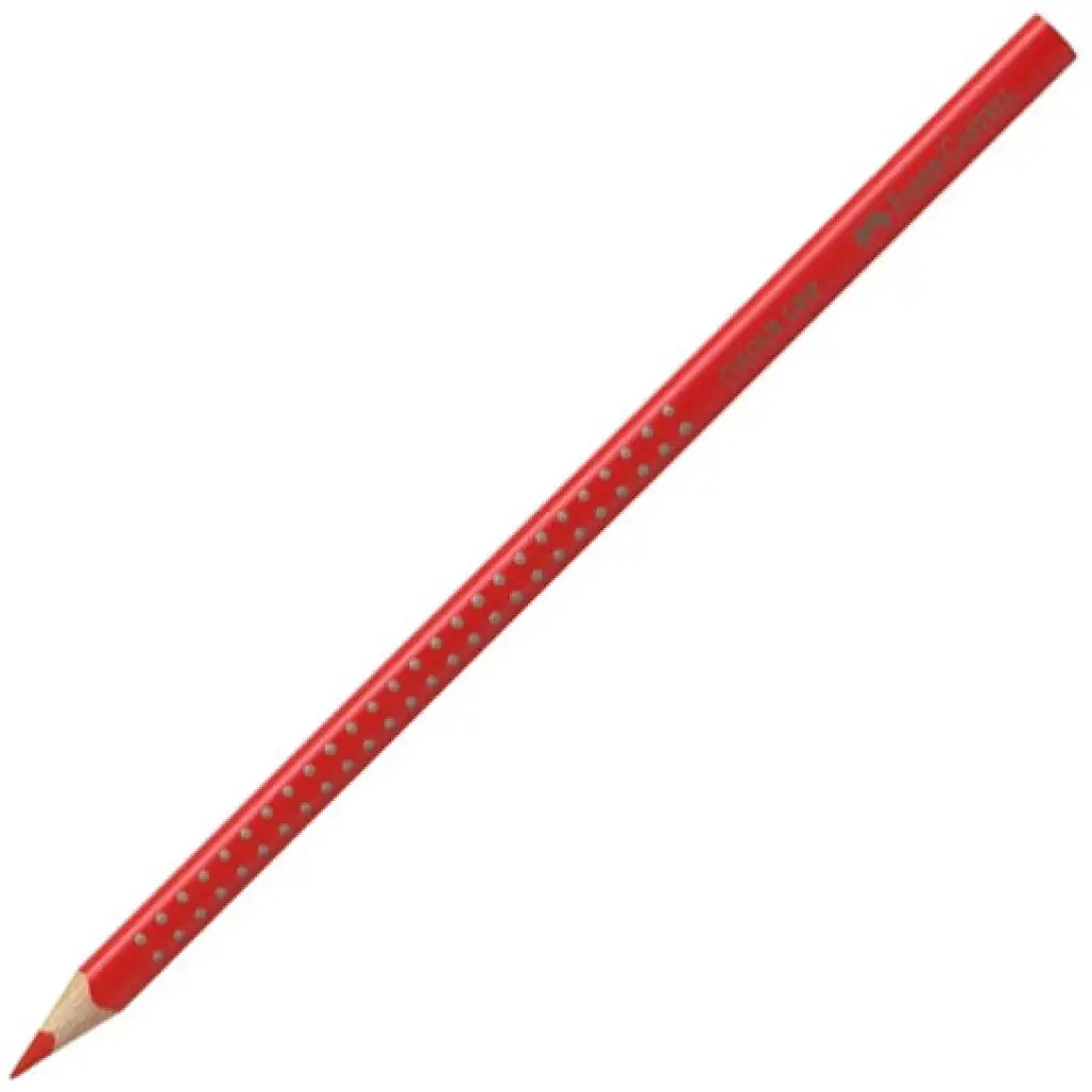 imagen de Faber-Castell: Grip '01 lápiz rojo medio 1