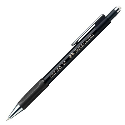 imagen de Faber-Castell: Grip 1345 lápiz de recarga en color negro 0,5mm 1
