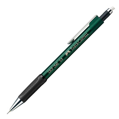 imagen de Faber-Castell: Grip 1345 lápiz de recarga en color verde 0,5mm 1
