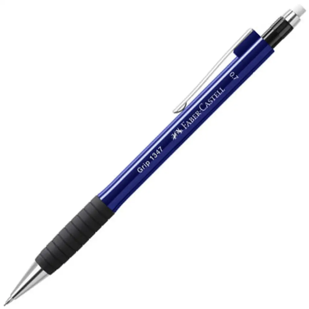 imagen de Faber-Castell: Grip 1347 lápiz mecánico 0,7mm en color azul oscuro 1
