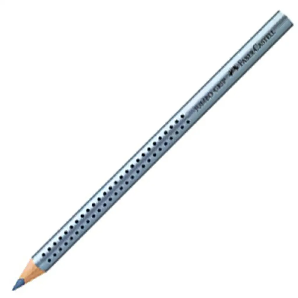 imagen de Faber-Castell: GRIP 2001 Jumbo lápiz de colores metálico azul 1