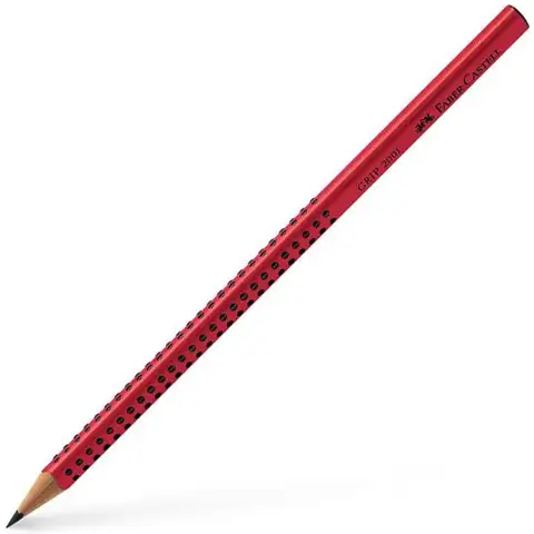imagen de Faber-Castell: Grip 2001 lápiz de grafito B rojo 1