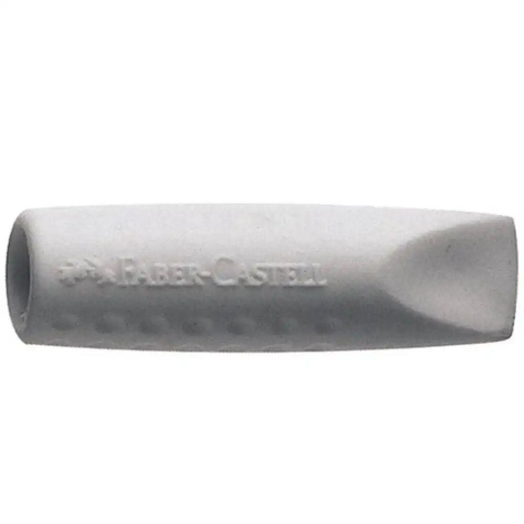 imagen de Faber-Castell: Grip borrador gris para lápiz 2ud 1