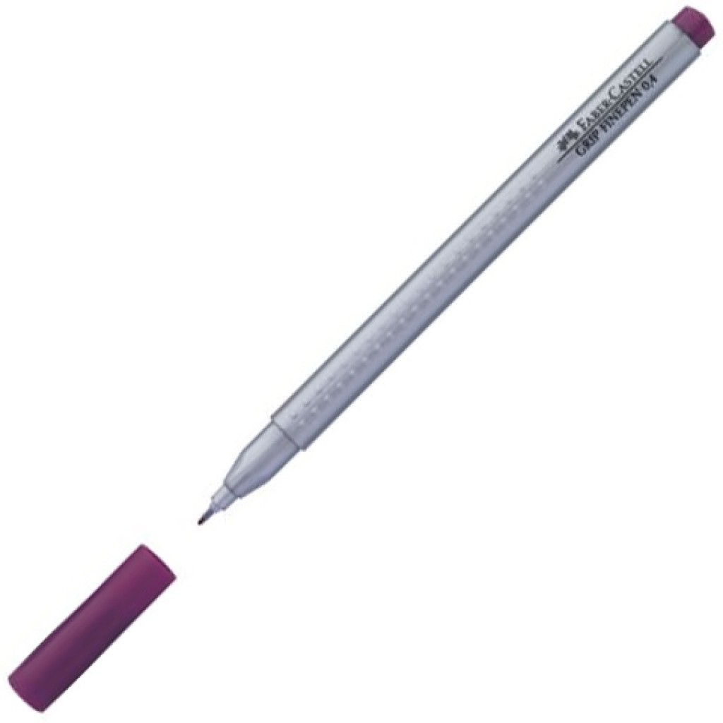 imagen de Faber-Castell: Grip Finepen rotulador 0,4mm azul oscuro púrpura 1