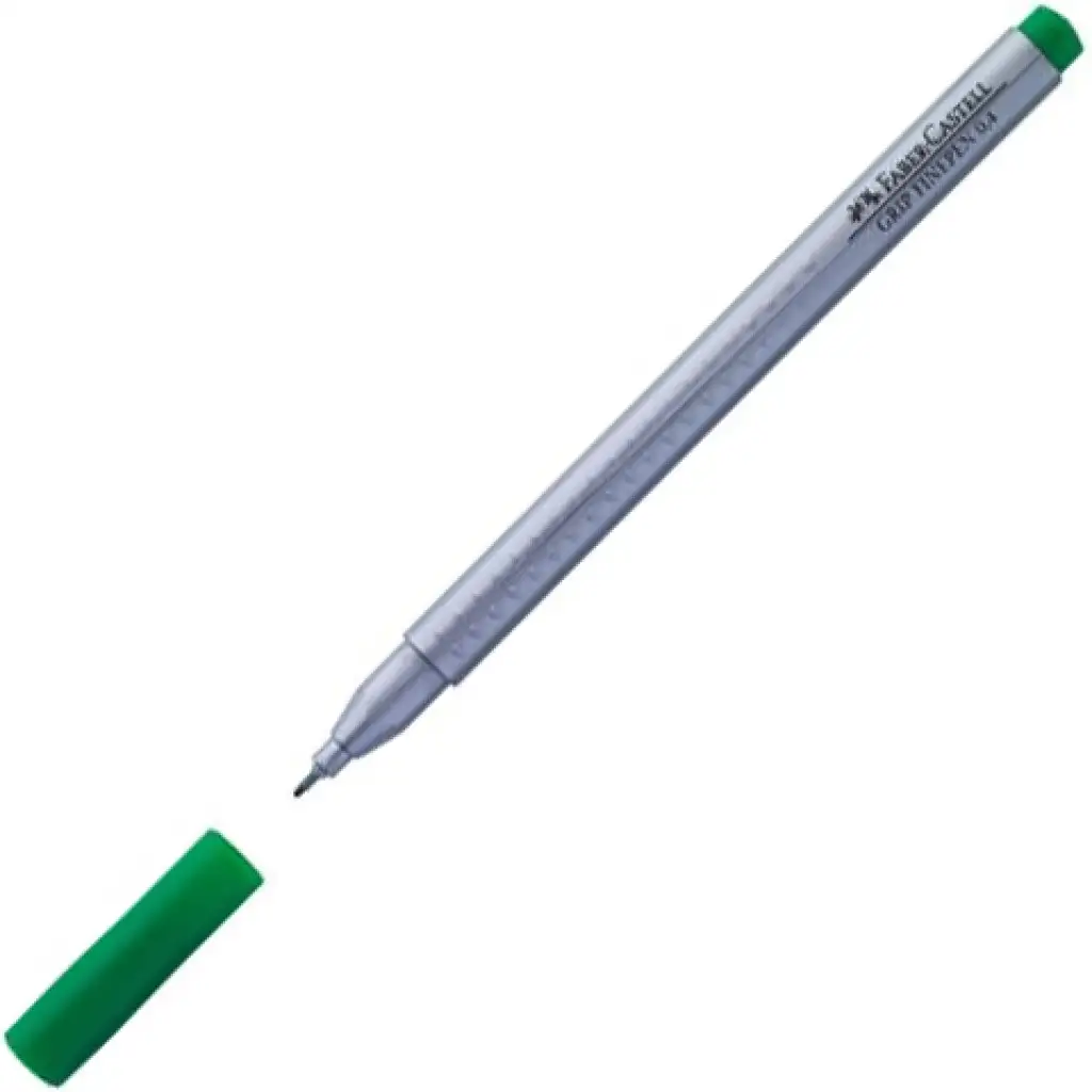 imagen de Faber-Castell: Grip Finepen rotulador 0,4mm verde 1