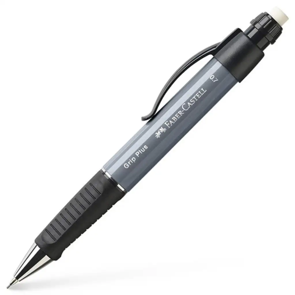 imagen de Faber-Castell: Grip Plus lápiz mecánico gris piedra 0,7mm HB 1