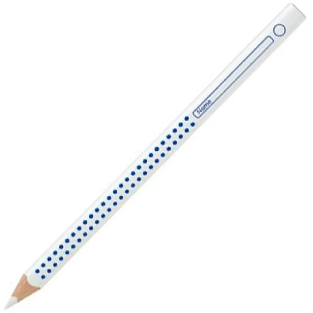 imagen de Faber-Castell: Jumbo Grip 2001 lápiz blanco para pizarra 1